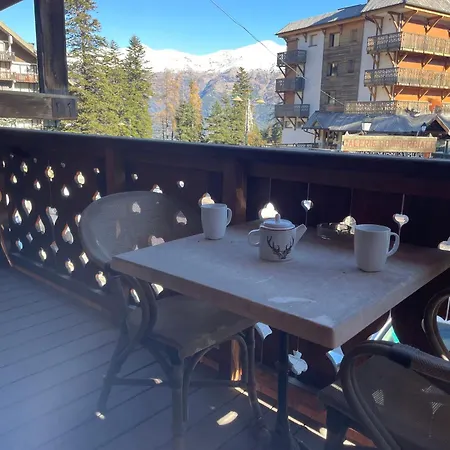 Apartment Cosy A Pra-loup 1600, 50m Des Pistes, 6 Pers, Balcon - Fr-1-165a-209 *